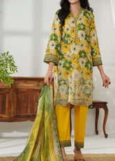 Misri By VS Textile Embroidered Lawn 3 Piece Unstitched Suit VS25EEV2 D-81