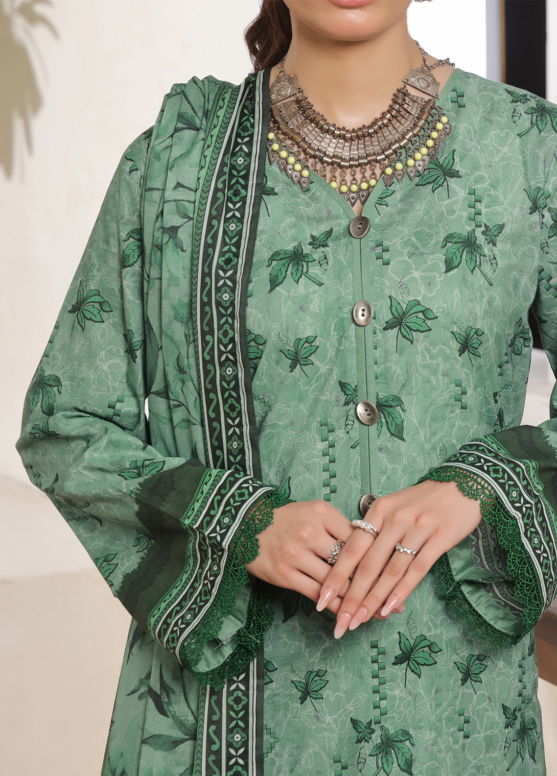 Misri By VS Textile Printed Lawn 3 Piece Unstitched Suit VS25PLV1 D-627 Misri By VS Textile Printed Lawn 3 Piece Unstitched Suit VS25PLV1 D-627