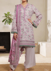 Misri By VS Textile Printed Lawn 3 Piece Unstitched Suit VS25PLV1 D-628