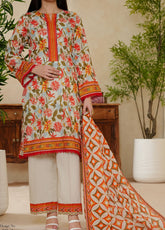 Misri By VS Textile Printed Lawn 3 Piece Unstitched Suit VS25PLV2 D-636