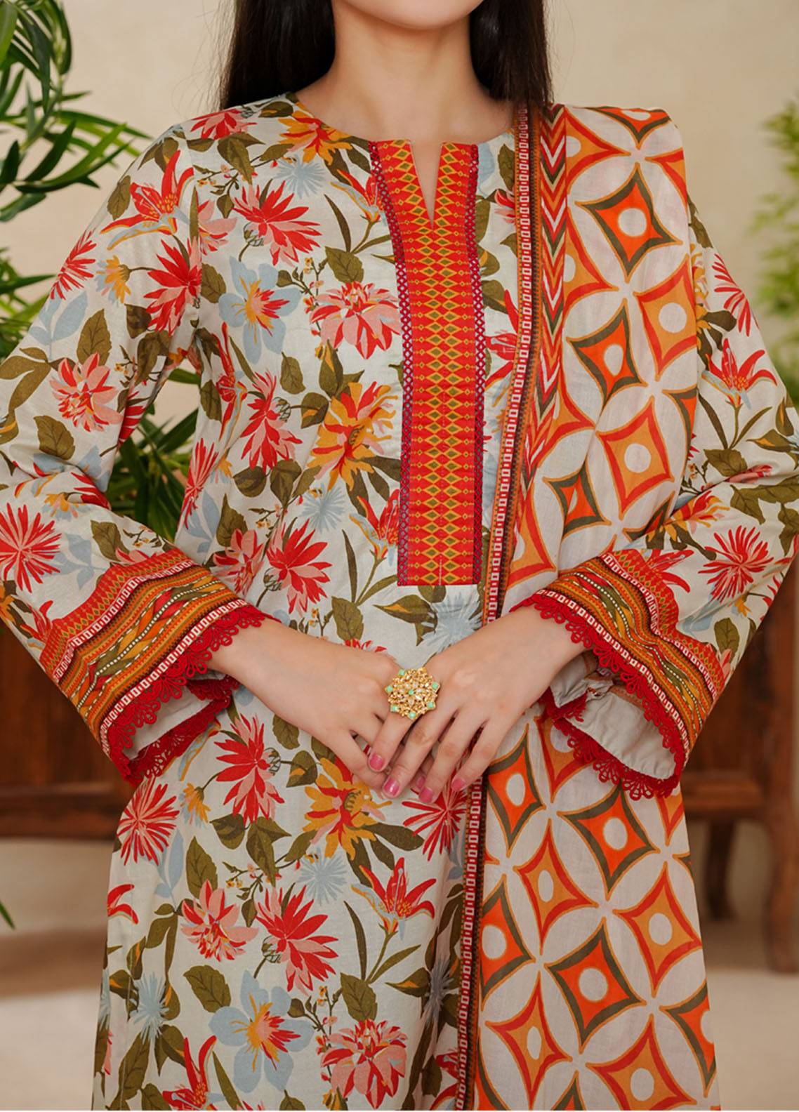 Misri By VS Textile Printed Lawn 3 Piece Unstitched Suit VS25PLV2 D-636 Misri By VS Textile Printed Lawn 3 Piece Unstitched Suit VS25PLV2 D-636