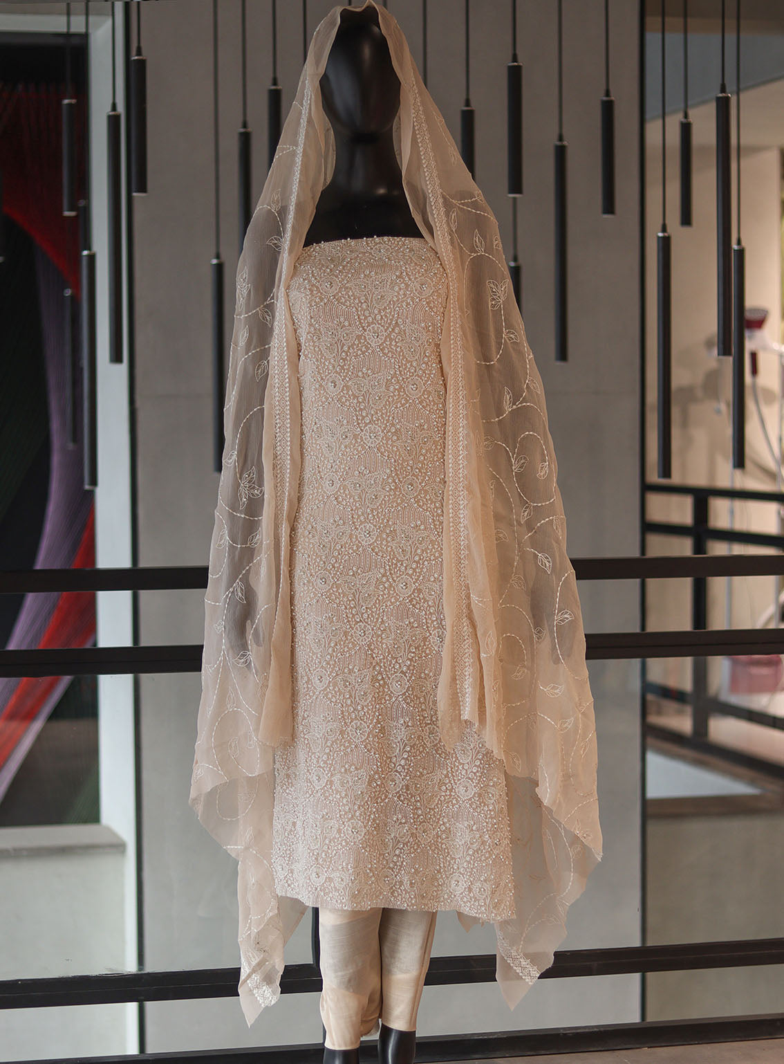 Moin Block Embroidered Chiffon 2 Piece Unstitched Suit - MBLK24EN D-01 Moin Block Embroidered Chiffon 2 Piece Unstitched Suit - MBLK24EN D-01