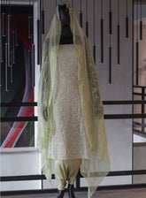 Moin Block Embroidered Chiffon 2 Piece Unstitched Suit - MBLK24EN D-02