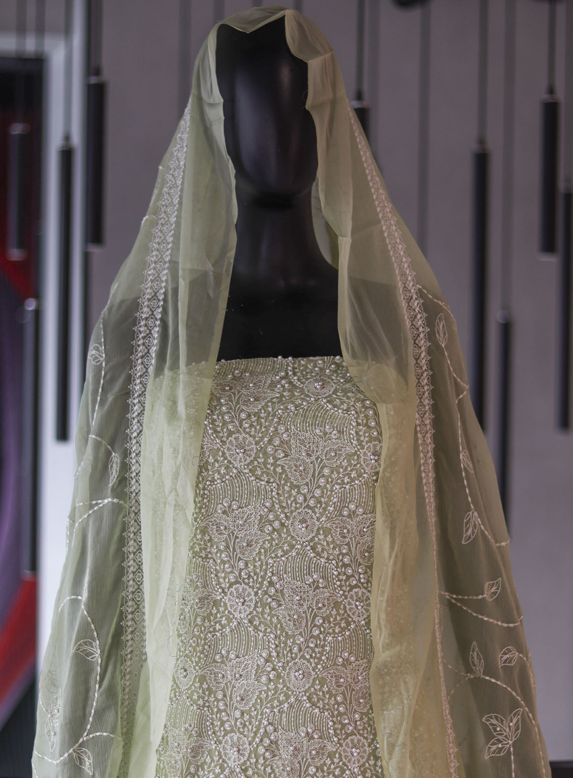 Moin Block Embroidered Chiffon 2 Piece Unstitched Suit - MBLK24EN D-02 Moin Block Embroidered Chiffon 2 Piece Unstitched Suit - MBLK24EN D-02