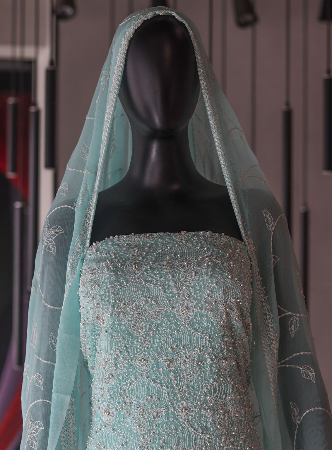 Moin Block Embroidered Chiffon 2 Piece Unstitched Suit - MBLK24EN D-05 Moin Block Embroidered Chiffon 2 Piece Unstitched Suit - MBLK24EN D-05