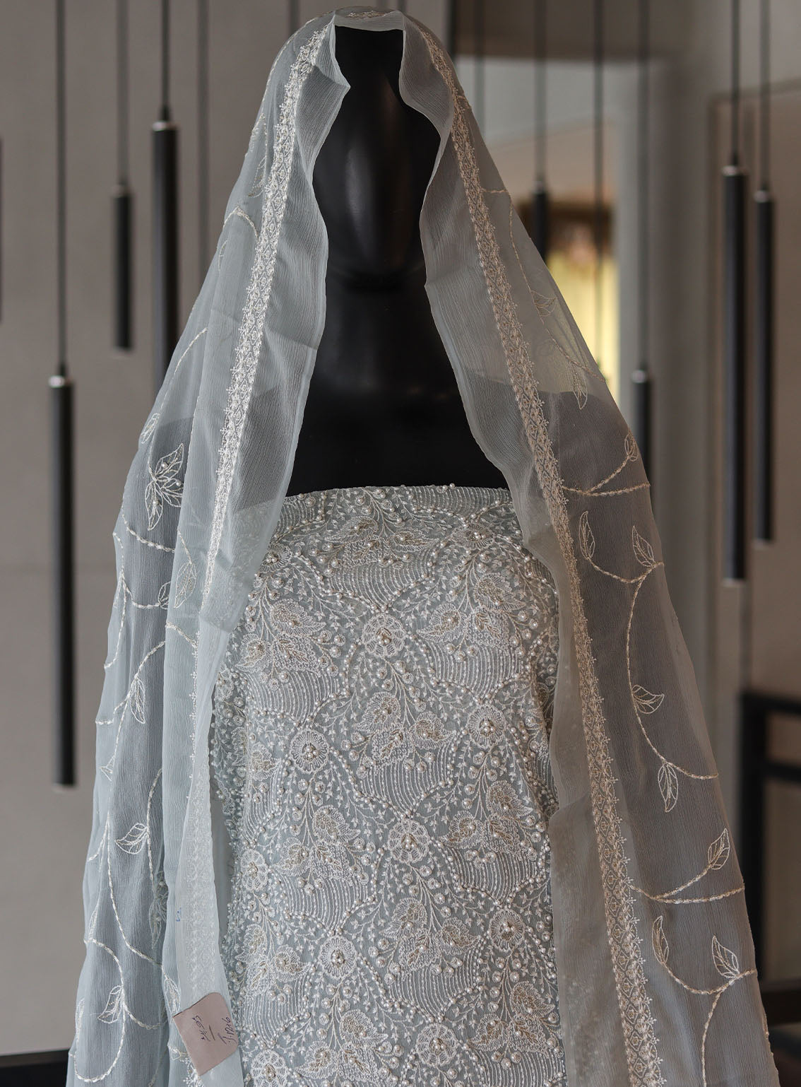 Moin Block Embroidered Chiffon 2 Piece Unstitched Suit - MBLK24EN D-06 Moin Block Embroidered Chiffon 2 Piece Unstitched Suit - MBLK24EN D-06
