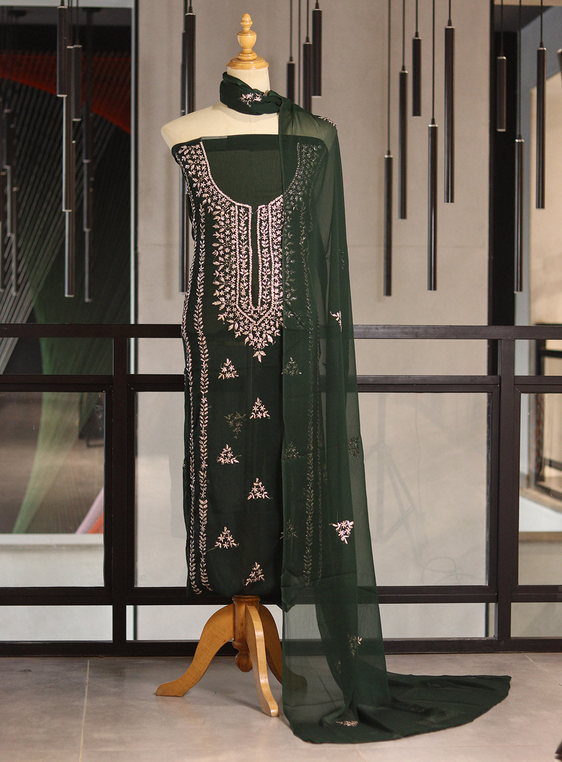 Moin Block Embroidered Chiffon Gota Work 2 Piece Unstitched Suit MBLK24ECG D-01 Moin Block Embroidered Chiffon Gota Work 2 Piece Unstitched Suit MBLK24ECG D-01