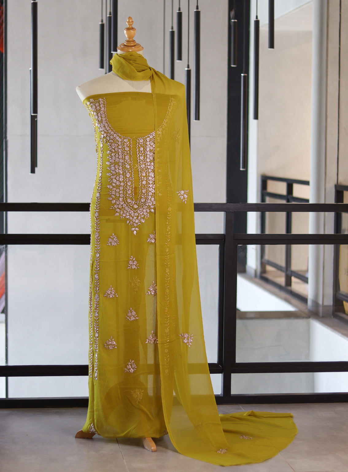 Moin Block Embroidered Chiffon Gota Work 2 Piece Unstitched Suit MBLK24ECG D-06 Moin Block Embroidered Chiffon Gota Work 2 Piece Unstitched Suit MBLK24ECG D-06