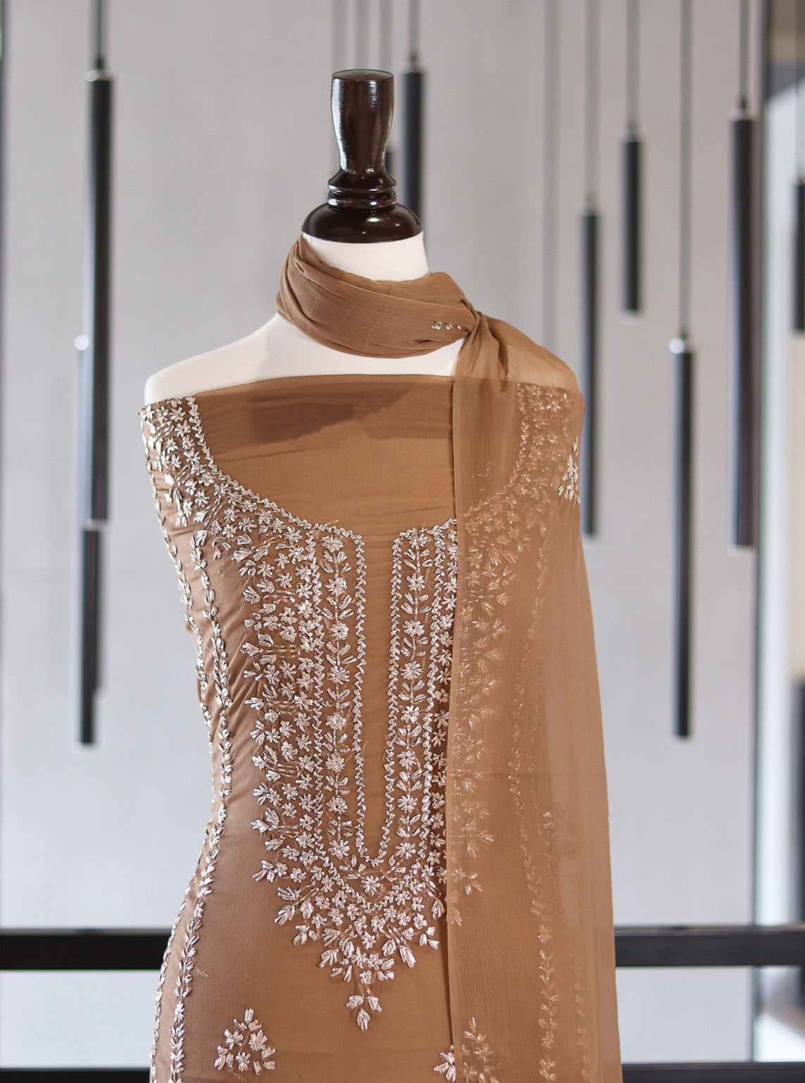 Moin Block Embroidered Chiffon Gota Work 2 Piece Unstitched Suit MBLK24ECG D-20-52 Moin Block Embroidered Chiffon Gota Work 2 Piece Unstitched Suit MBLK24ECG D-20-52