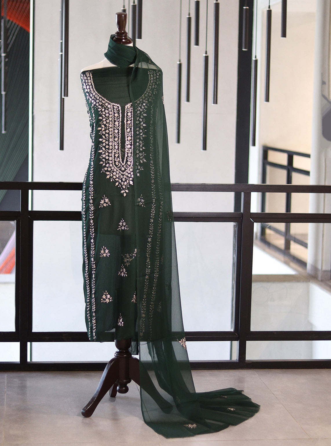 Moin Block Embroidered Chiffon Gota Work 2 Piece Unstitched Suit MBLK24ECG D-22-54 Moin Block Embroidered Chiffon Gota Work 2 Piece Unstitched Suit MBLK24ECG D-22-54