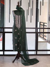 Moin Block Embroidered Chiffon Gota Work 2 Piece Unstitched Suit MBLK24ECG D-22-54