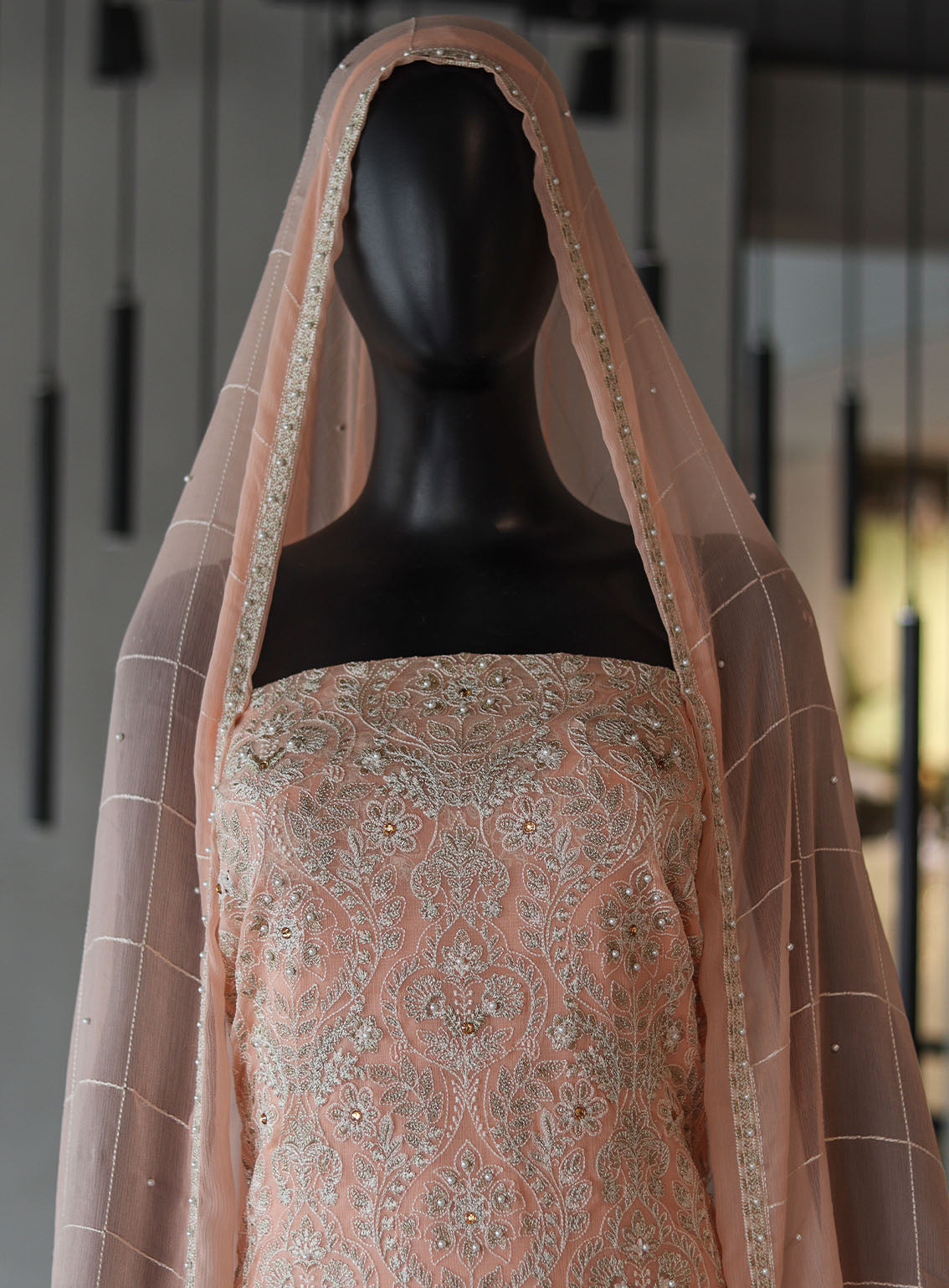 Moin Block Embroidered Chiffon Resham Work 2 Piece Unstitched Suit - MBLK24ECR D-01 Moin Block Embroidered Chiffon Resham Work 2 Piece Unstitched Suit - MBLK24ECR D-01