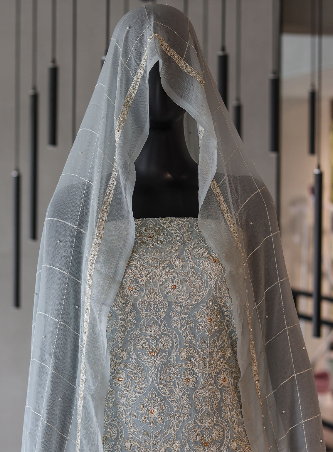 Moin Block Embroidered Chiffon Resham Work 2 Piece Unstitched Suit - MBLK24ECR D-06 Moin Block Embroidered Chiffon Resham Work 2 Piece Unstitched Suit - MBLK24ECR D-06