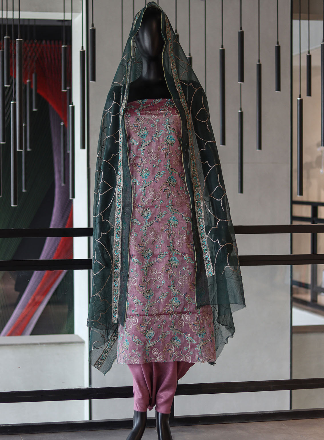 Moin Block Embroidered Cotton Net 2 Piece Unstitched Suit - MBLK24ECN D-02 Moin Block Embroidered Cotton Net 2 Piece Unstitched Suit - MBLK24ECN D-02