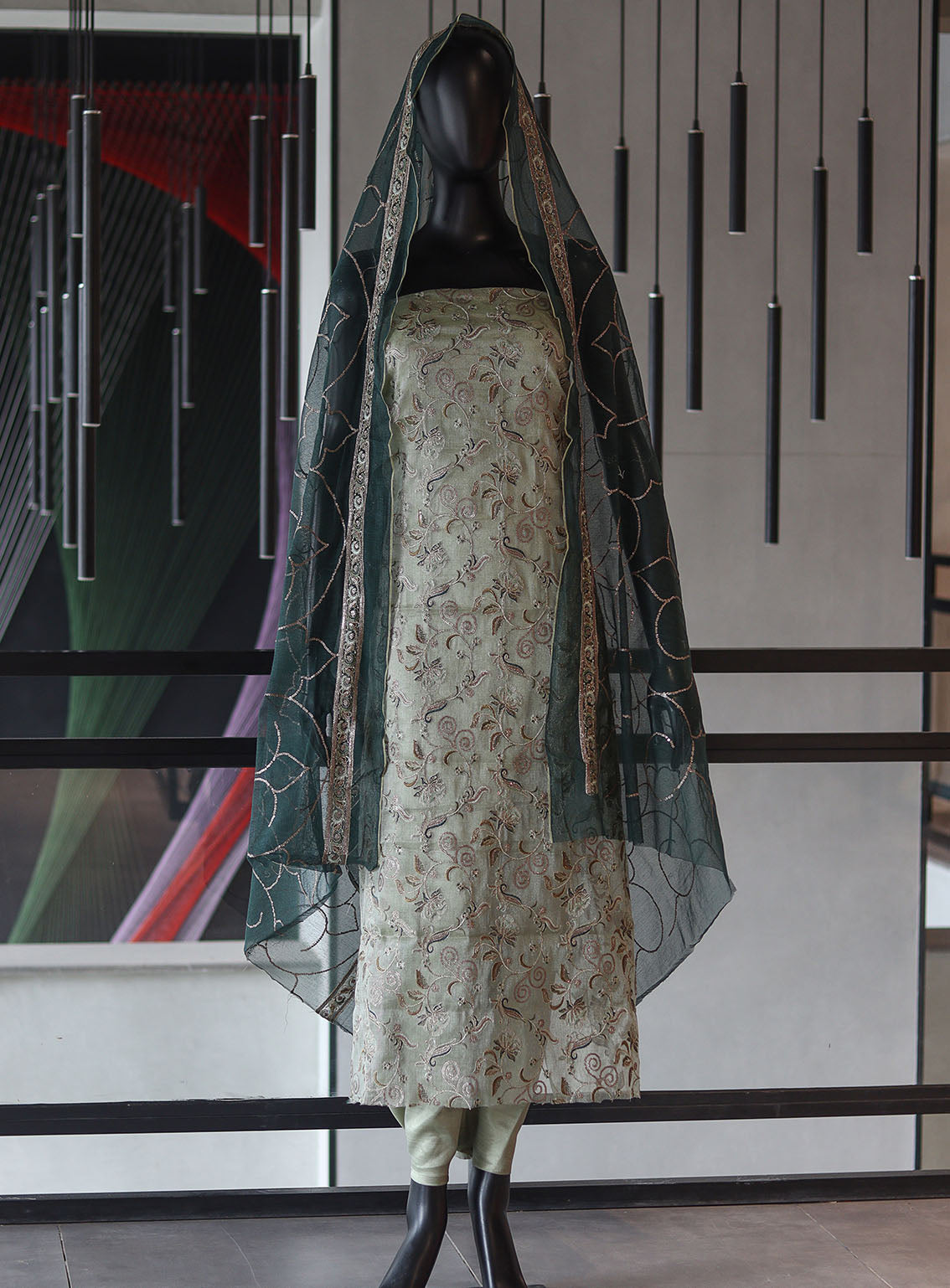 Moin Block Embroidered Cotton Net 2 Piece Unstitched Suit - MBLK24ECN D-03 Moin Block Embroidered Cotton Net 2 Piece Unstitched Suit - MBLK24ECN D-03
