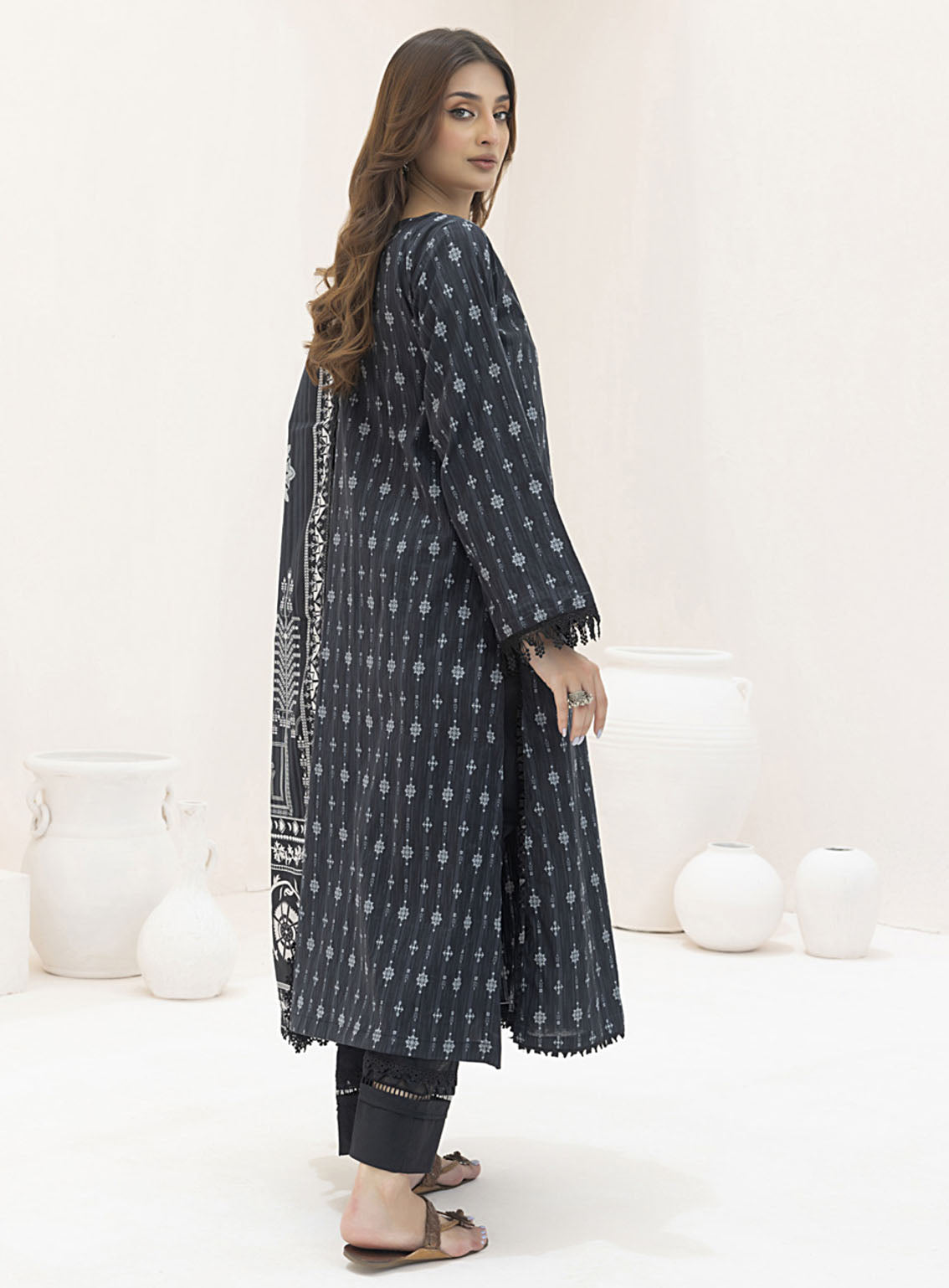 Monochrome By Alzohaib Digital Printed Lawn 3 Piece Unstitched Suit AZ24M MDL-03 Monochrome By Alzohaib Digital Printed Lawn 3 Piece Unstitched Suit AZ24M MDL-03