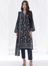 Monochrome By LSM Lakhany Printed Lawn 3 Piece Stitched Suit- LSM24ML LG-IZ-0212