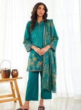 Monochrome By Sahar Printed Lawn 3 Piece Unstitched Suit S24M MC-V2-03