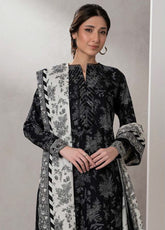 Monochrome By Zellbury Printed Lawn 2 Piece Unstitched Suit WUS25X20539