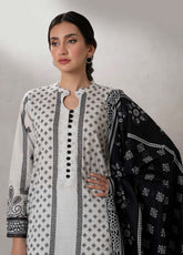 Monochrome By Zellbury Printed Lawn 3 Piece Unstitched Suit WUS25X30646