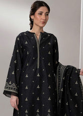 Monochrome By Zellbury Printed Lawn 3 Piece Unstitched Suit WUS25X30654