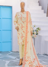 Mother By HZ Textiles Embroidered Linen 3 Piece Unstitched Suit HZ25ML D-MLE-1387