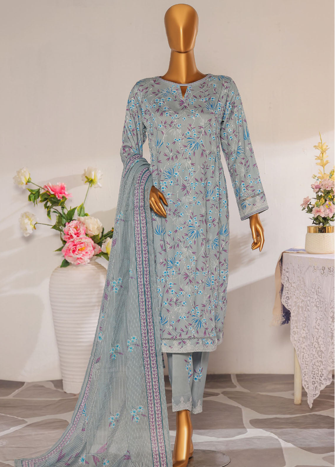 Mother By HZ Textiles Embroidered Linen 3 Piece Unstitched Suit HZ25ML D-MLE-1393 Mother By HZ Textiles Embroidered Linen 3 Piece Unstitched Suit HZ25ML D-MLE-1393