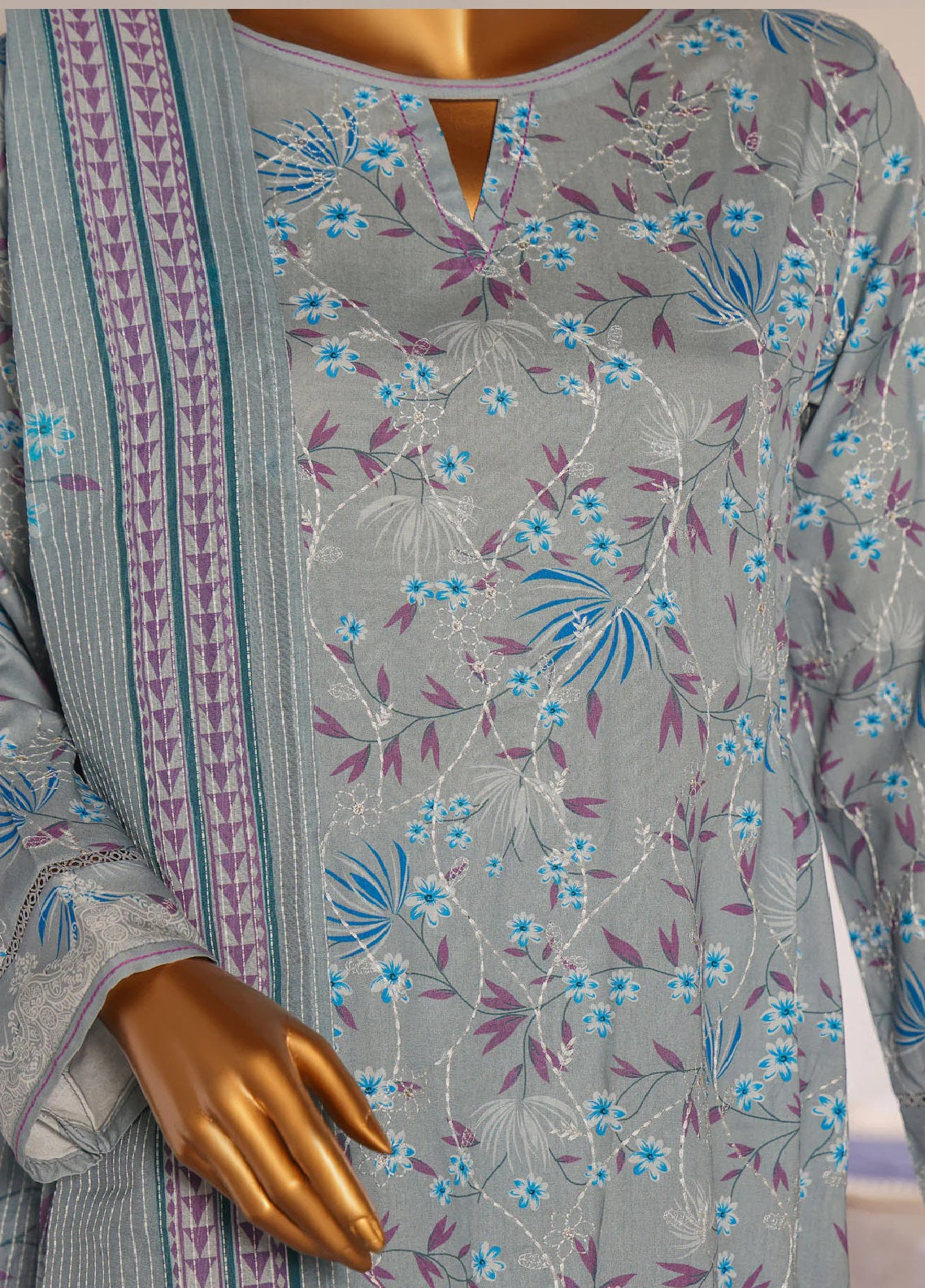 Mother By HZ Textiles Embroidered Linen 3 Piece Unstitched Suit HZ25ML D-MLE-1393 Mother By HZ Textiles Embroidered Linen 3 Piece Unstitched Suit HZ25ML D-MLE-1393