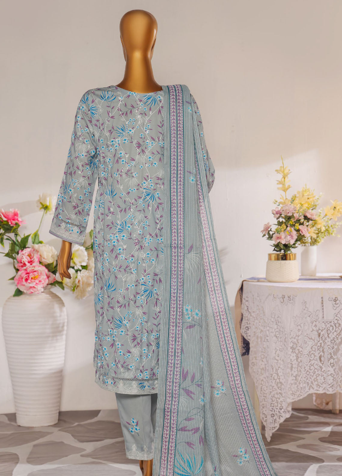 Mother By HZ Textiles Embroidered Linen 3 Piece Unstitched Suit HZ25ML D-MLE-1393 Mother By HZ Textiles Embroidered Linen 3 Piece Unstitched Suit HZ25ML D-MLE-1393