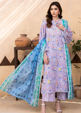 Motifz Classics Printed Lawn 3 Piece Unstitched Suit MT25CV2 D-03