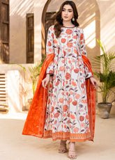 Motifz Classics Printed Lawn 3 Piece Unstitched Suit MT25CV2 D-06