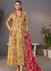 Motifz Classics Printed Lawn 3 Piece Unstitched Suit MT25CV3 D-03