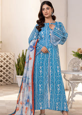 Motifz Classics Printed Lawn 3 Piece Unstitched Suit MT25CV3 D-09