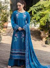 Motifz Premium Luxury Embroidered Lawn 3 Piece Unstitched Suit MT25PLELD2 D-5310 MARGO
