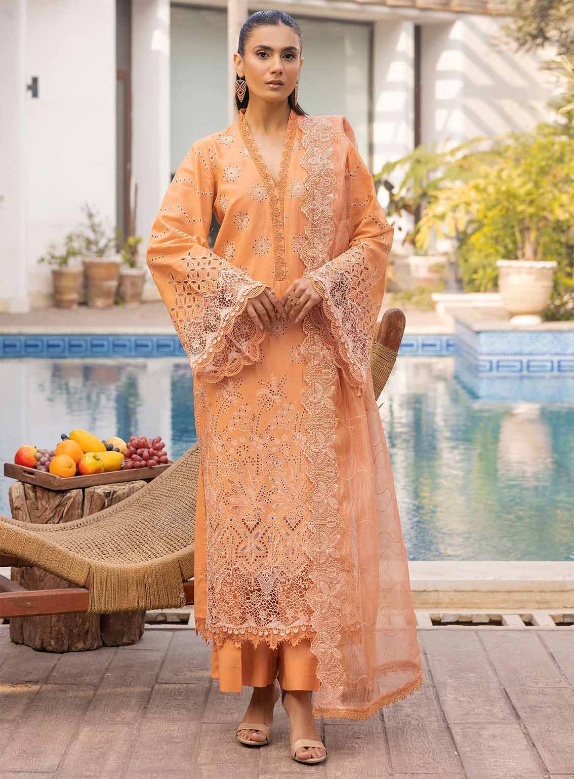 Motifz Premium Luxury Embroidered Lawn 3 Piece Unstitched Suit MT25PLELD2 D-5315 CORINNE Motifz Premium Luxury Embroidered Lawn 3 Piece Unstitched Suit MT25PLELD2 D-5315 CORINNE