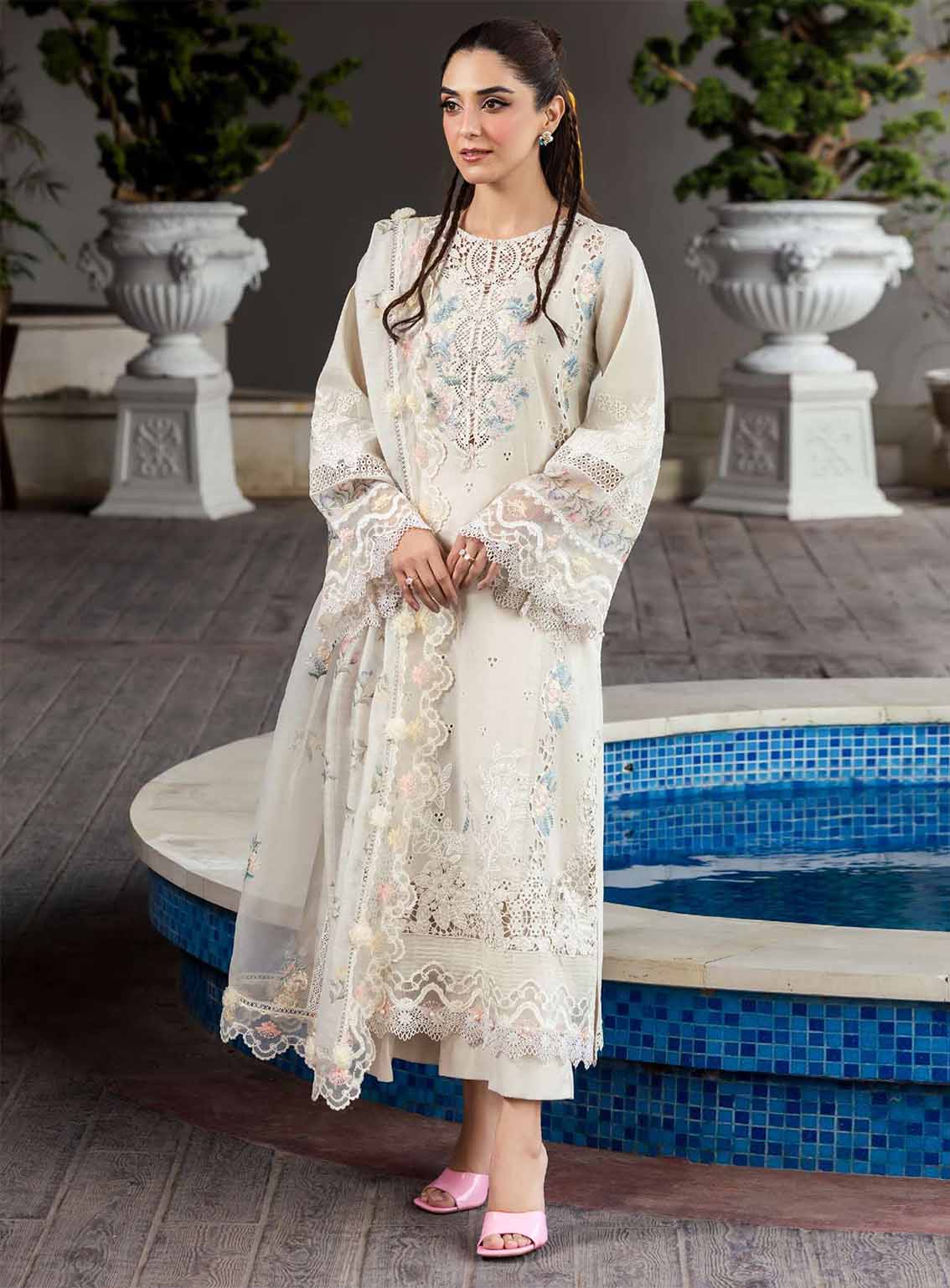 Motifz Premium Luxury Embroidered Lawn 3 Piece Unstitched Suit MT25PLELD2 D-5319 MARCELINE Motifz Premium Luxury Embroidered Lawn 3 Piece Unstitched Suit MT25PLELD2 D-5319 MARCELINE