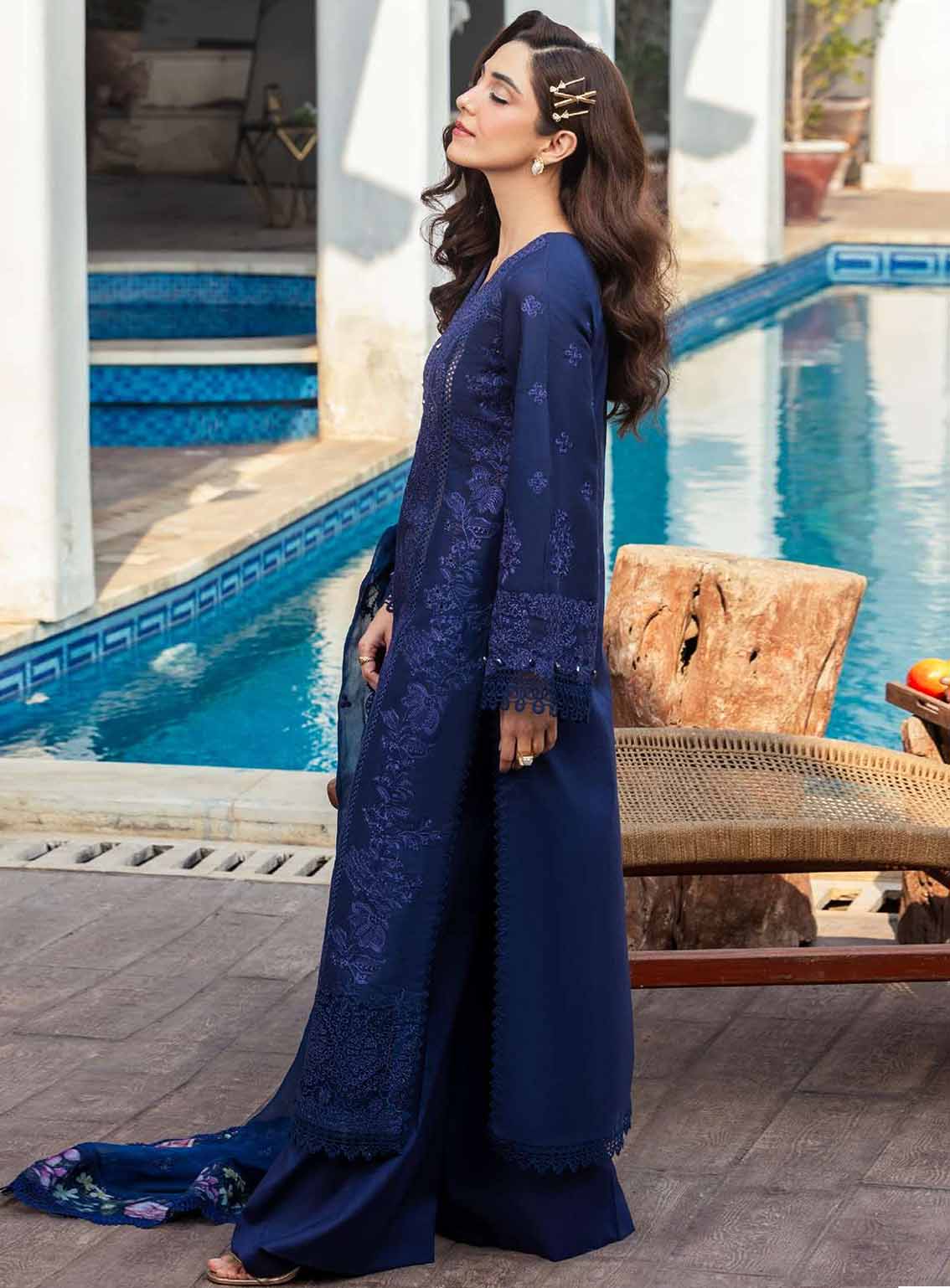 Motifz Premium Luxury Embroidered Lawn 3 Piece Unstitched Suit MT25PLELD2 D-5330 MAELYS Motifz Premium Luxury Embroidered Lawn 3 Piece Unstitched Suit MT25PLELD2 D-5330 MAELYS