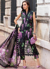 M.Prints By Maria B Embroidered Cambric 3 Piece Unstitched Suit MB24MPFE MPT-2301-B