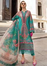 M.Prints By Maria B Embroidered Cambric 3 Piece Unstitched Suit MB24MPFE MPT-2304-A