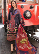 M.Prints By Maria B Embroidered Cambric 3 Piece Unstitched Suit MB24MPFE MPT-2304-B