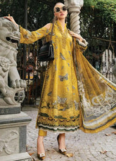 M.Prints By Maria B Embroidered Cambric 3 Piece Unstitched Suit MB24MPFE MPT-2308-B