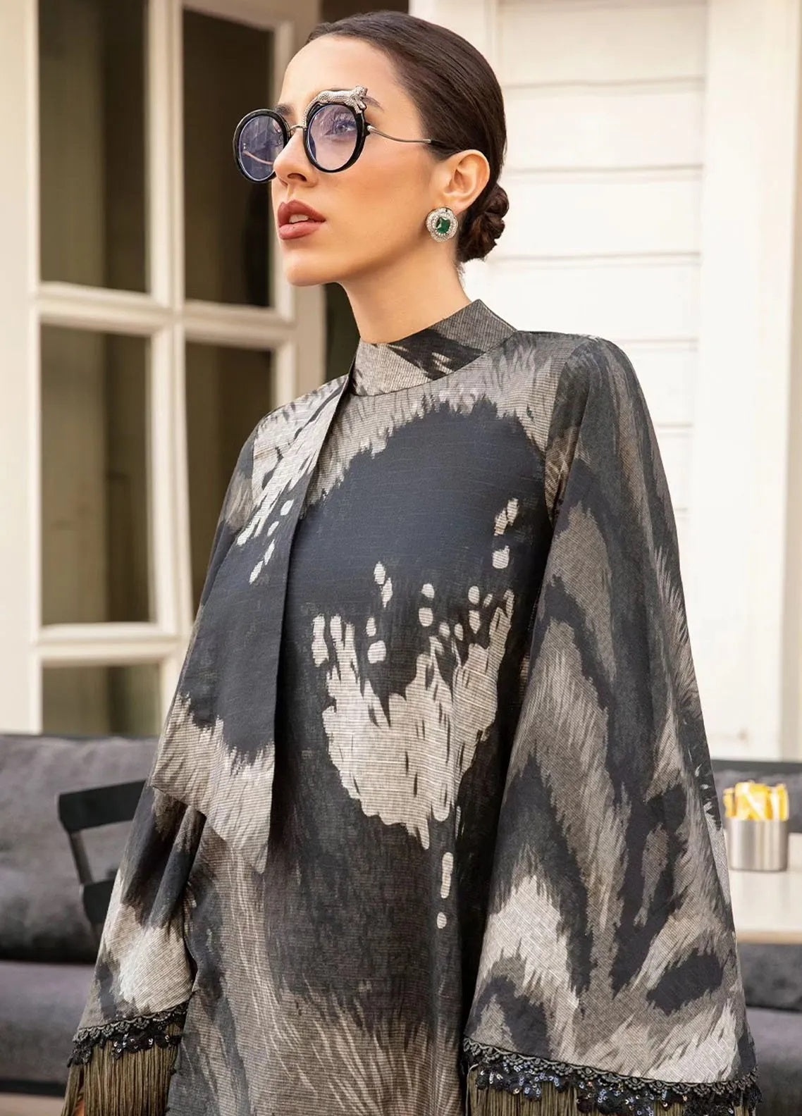 M.Prints By Maria B Embroidered Cambric 3 Piece Unstitched Suit MB24MPFE MPT-2310-A M.Prints By Maria B Embroidered Cambric 3 Piece Unstitched Suit MB24MPFE MPT-2310-A