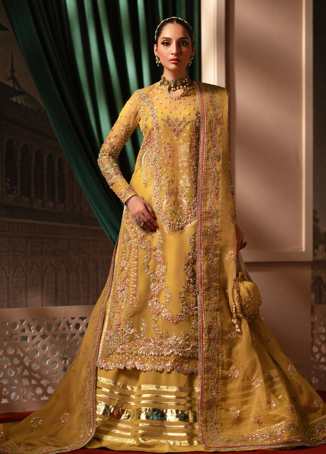 Mughal Raniyaan By Zevk Embroidered Lawn 3 Piece Unstitched Suit ZBP25MR BANO RANI Mughal Raniyaan By Zevk Embroidered Lawn 3 Piece Unstitched Suit ZBP25MR BANO RANI