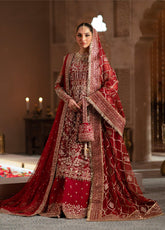 Mughal Raniyaan By Zevk Embroidered Lawn 3 Piece Unstitched Suit ZBP25MR MUGHAL MAH RANI