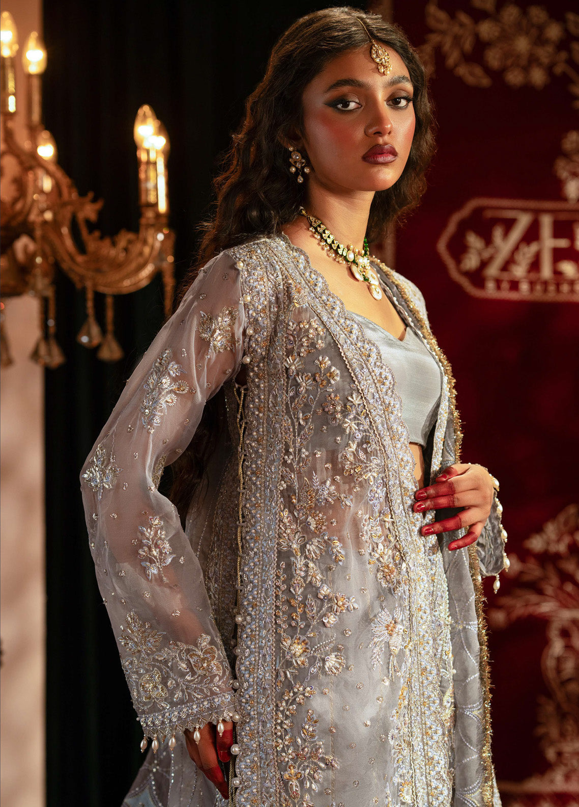 Mughal Raniyaan By Zevk Embroidered Lawn 3 Piece Unstitched Suit ZBP25MR MUGHAL RANI Mughal Raniyaan By Zevk Embroidered Lawn 3 Piece Unstitched Suit ZBP25MR MUGHAL RANI