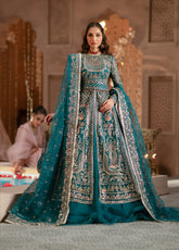 Mughal Raniyaan By Zevk Embroidered Lawn 3 Piece Unstitched Suit ZBP25MR SUNDAS RANI