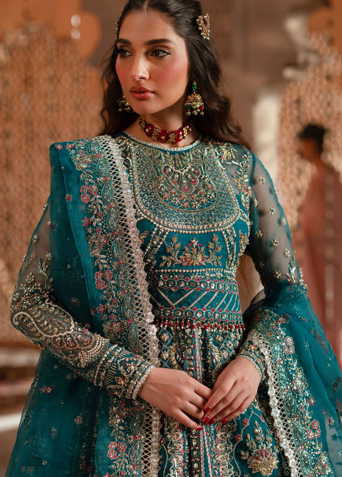 Mughal Raniyaan By Zevk Embroidered Lawn 3 Piece Unstitched Suit ZBP25MR SUNDAS RANI Mughal Raniyaan By Zevk Embroidered Lawn 3 Piece Unstitched Suit ZBP25MR SUNDAS RANI