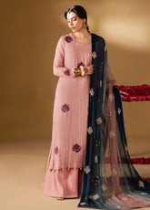 Mukeshkari By Nureh Embroidered Mukesh Chiffon 3 Piece Unstitched Suit NU25MEMC D-MK-14