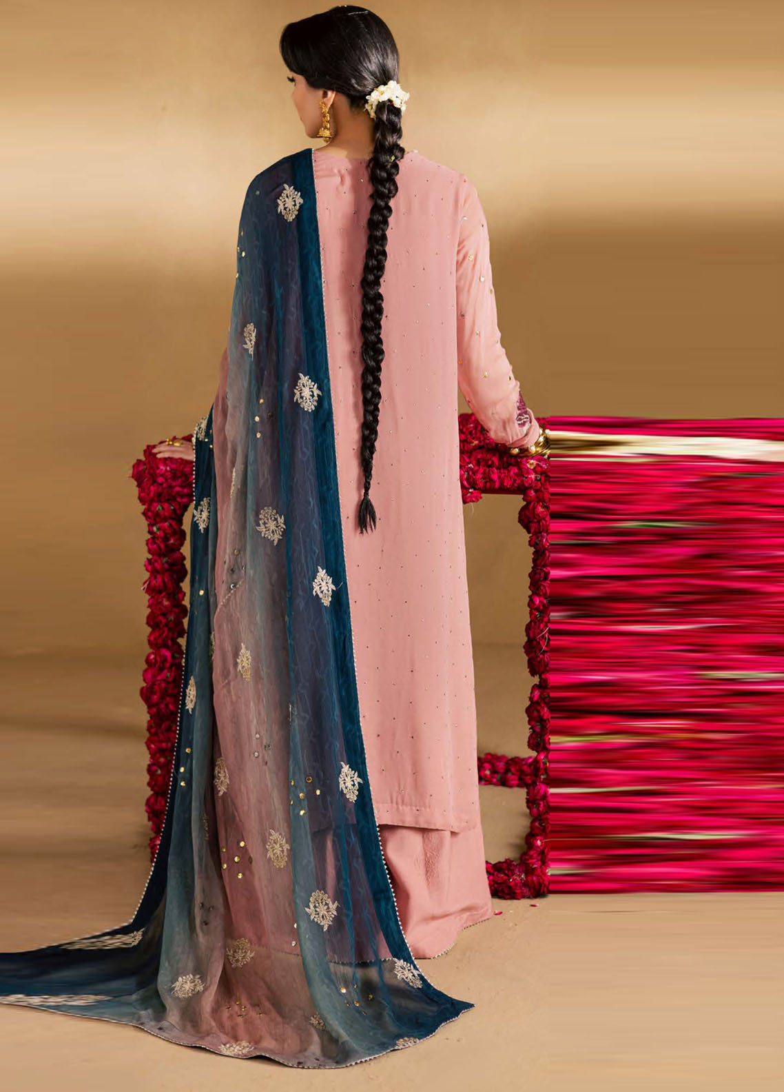 Mukeshkari By Nureh Embroidered Mukesh Chiffon 3 Piece Unstitched Suit NU25MEMC D-MK-14 Mukeshkari By Nureh Embroidered Mukesh Chiffon 3 Piece Unstitched Suit NU25MEMC D-MK-14