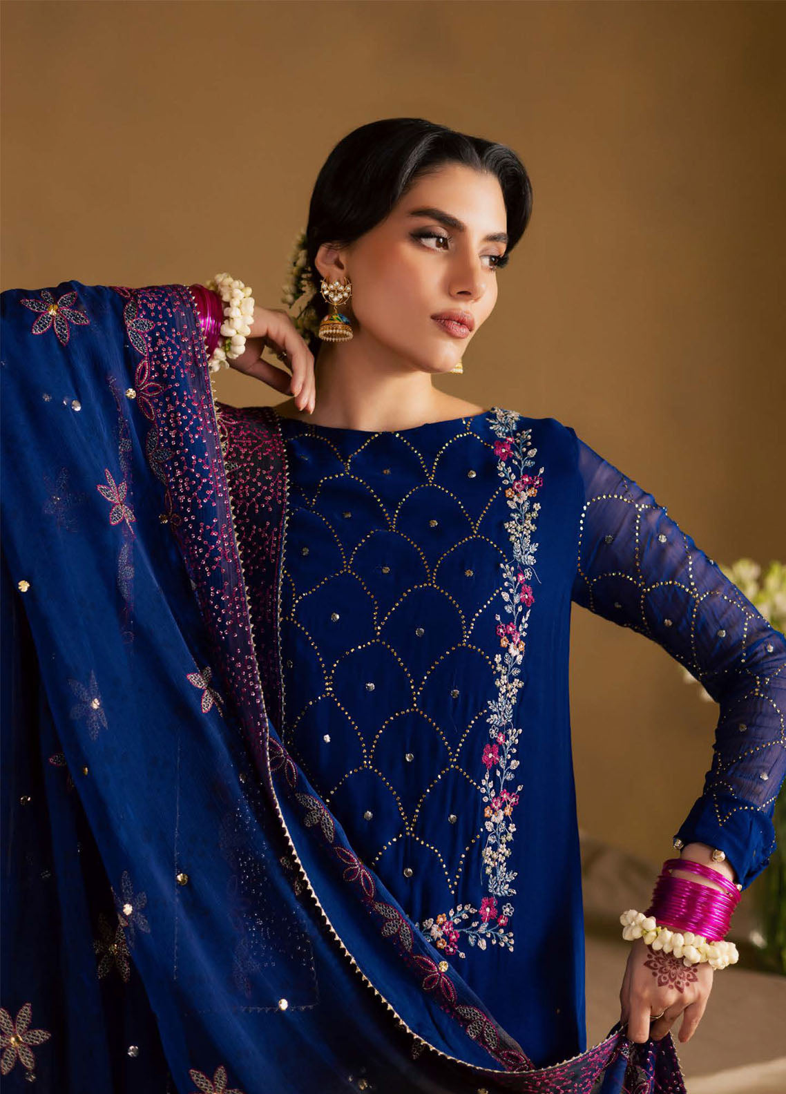 Mukeshkari By Nureh Embroidered Mukesh Chiffon 3 Piece Unstitched Suit NU25MEMC D-MK-15 Mukeshkari By Nureh Embroidered Mukesh Chiffon 3 Piece Unstitched Suit NU25MEMC D-MK-15